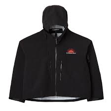 GV Gallery Cropped Black Rain Jacket